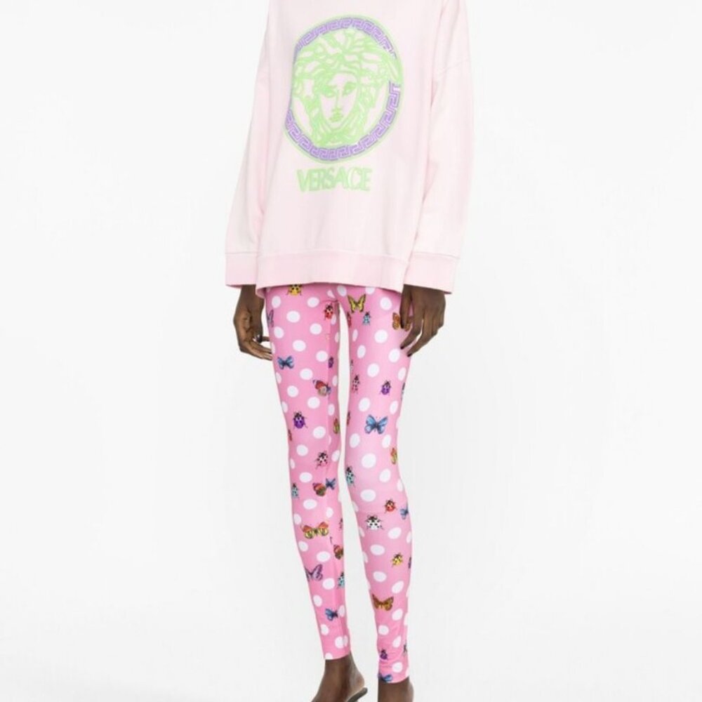 NEW! Limited Versace x Dua Lipa Butterfly Leggings - size 38 - Picture 1 of 4